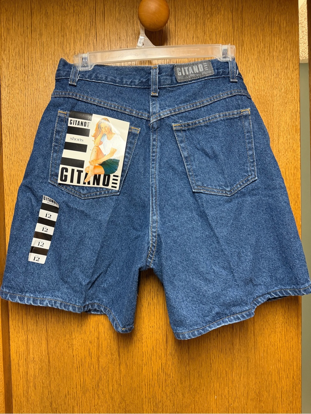 Gitano Vintage Blue High-Rise Denim Shorts/Jeans NWT